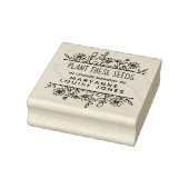 Wildbloemen Plant Zaden met de hand Rubberstempel (Stempel)