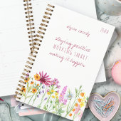  Wildbloemen Positiviteitscijfer Gepersonaliseerd Planner