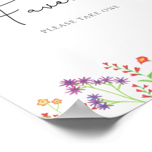 Wildbloemen Poster (Hoek)