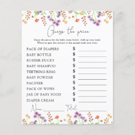 Wildbloemen Prijs Raad spel