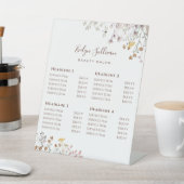 Wildbloemen Prijslijst Pedestal Sign Reclamebord Met Voetstuk (Insitu)