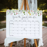 Wildbloemen Raad het Poster van de vervaldatum<br><div class="desc">Wildbloemen raden het Poster van de vervaldatum dat objecten aanpast.</div>