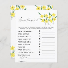 Wildbloemen raden het prijsspel