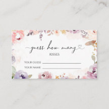 Wildbloemen raden hoeveel kisses brudal game