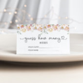 Wildbloemen raden hoeveel kisses brudal game informatiekaartje