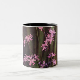 Wildbloemen Roze Floral Ragged Robin Tweekleurige Koffiemok