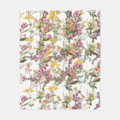 Wildbloemen Sherpa Blankets Fleece Deken (Voorkant)