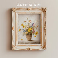 Wildbloemen Stilleven schilderij Bloem Boeket
