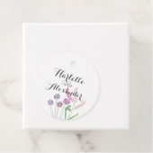 Wildbloemen Thema Bedankjes Labels (In situ)