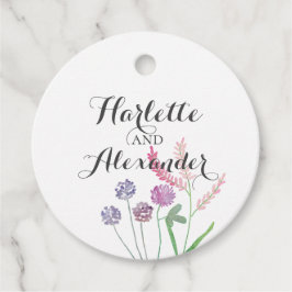 Wildbloemen Thema Bedankjes Labels