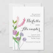 Wildbloemen Thema Kaart (Voorkant)