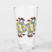 Wildbloemen Tumnler Glas (Voorkant)