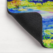 wildbloemen van blauwbonet muismat (Hoek)