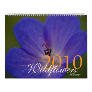 Wildbloemen van de Europese kalender 2010