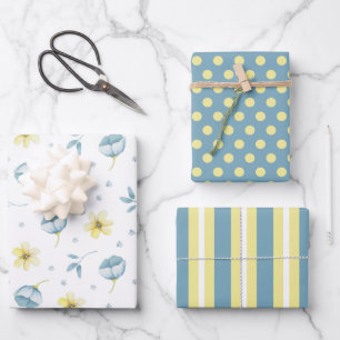 Wildbloemen Verlooppapier Reeks 3 Inpakpapier Vel