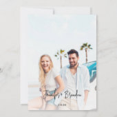 Wildbloemen vers gedrukt Save the Date Foto Kaart (Achterkant)