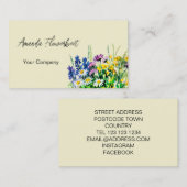 Wildbloemen Visitekaartje (Voorkant / Achterkant)
