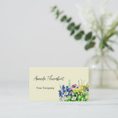 Wildbloemen Visitekaartje (Staand voorkant)