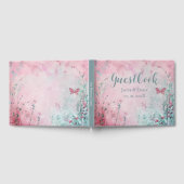 Wildbloemen & Vlinders Bruiloft  Gastenboek (Volledig)