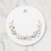 Wildbloemen Vrijgezellenfeest Bedankjes Labels (Achterkant)