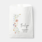 Wildbloemen Vrijgezellenfeest Bedankzakje (Voorkant)