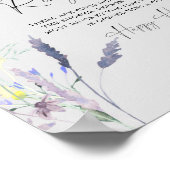 Wildbloemen vrijgezellenfeest jachtwild poster (Hoek)