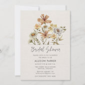 Wildbloemen Vrijgezellenfeest Kaart (Voorkant)