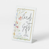 Wildbloemen Vrijgezellenfeest Kaarten en geschenke Reclamebord Met Voetstuk