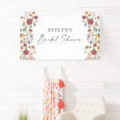 Wildbloemen Vrijgezellenfeest Welkom Spandoek (Insitu)