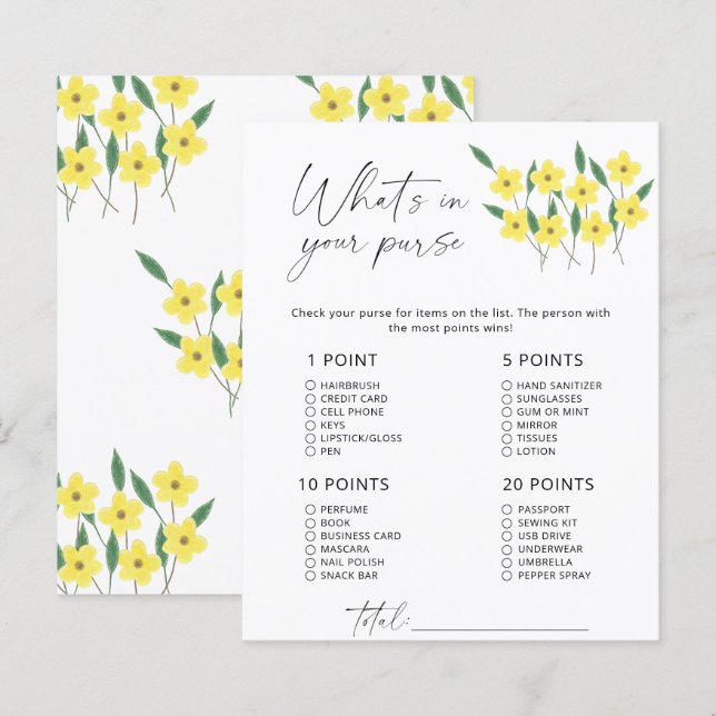 Wildbloemen Wat zit er in je paardenspel (Voorkant / Achterkant)