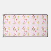 Wildbloemen Waterverf Floral Boho Chic Modern Bureaumat (Voorkant)