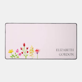 Wildbloemen Waterverf Floral Boho Chic Modern Bureaumat