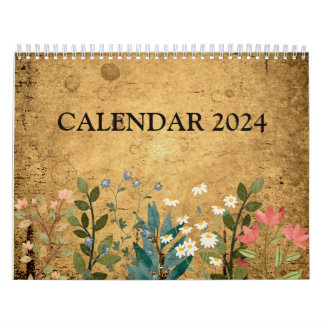 Wildbloemen, Waterverf, Kalender