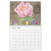 Wildbloemen, Waterverf, Kalender (Jan 2027)