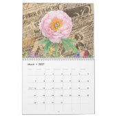 Wildbloemen, Waterverf,  Kalender (Mar 2027)