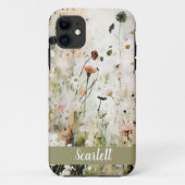 Wildbloemen Waterverf Magic Case-Mate iPhone Case (Achterkant)
