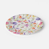 Wildbloemen | Waterverf Papieren Bordje (Gekanteld)