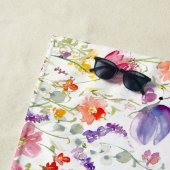 Wildbloemen | Waterverf Strandlaken (In situ)