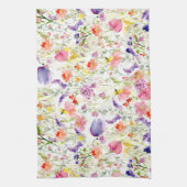 Wildbloemen | WATERVERF Theedoek (Verticaal)