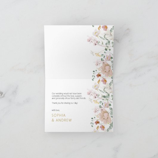 Wildbloemen Weddenschap Bedankt (Binnen)