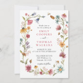 Wildbloemen Weddenschap Kaart (Voorkant)