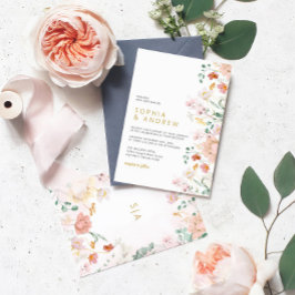 Wildbloemen Weddenschap Kaart