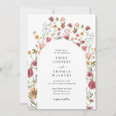 Wildbloemen Weddenschap Kaart (Voorkant)