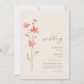 Wildbloemen Weddenschap Noite Floral Print of Digi Kaart (Voorkant)