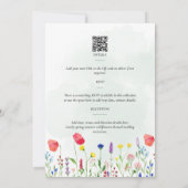 Wildbloemen Weddenschap Noite Floral Print of Digi Kaart (Achterkant)