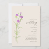 Wildbloemen Weddenschap Noite Floral Print of Digi Kaart (Voorkant)