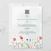 Wildbloemen Weddenschap Noite Floral Print of Digi Kaart (Achterkant)
