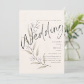 Wildbloemen Weddenschap Noite Floral Print of Digi Kaart (Staand voorkant)