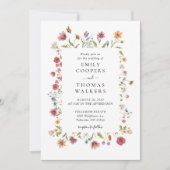 Wildbloemen Weddenschap Save The Date (Voorkant)