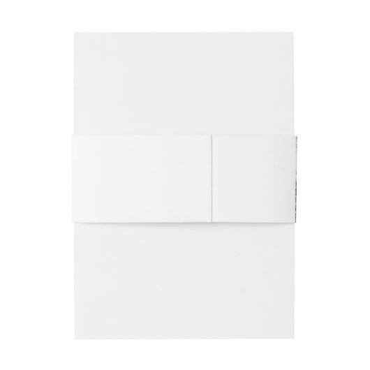 Wildbloemen Weddenschap Uitnodigingen Wikkel (Achterkant Voorbeeld)